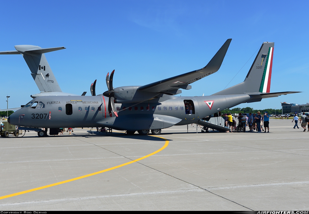 Mexico - Air Force CASA C-295W 3207 at Trenton (YTR / CYTR), Canada