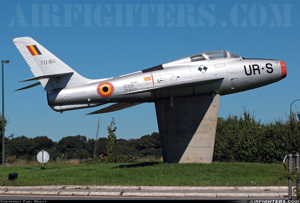 Belgium - Air Force Republic F-84F Thunderstreak FU-154 at Off-Airport - Florennes, Belgium