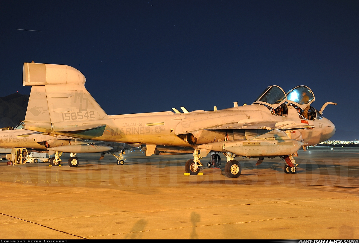 USA - Marines Grumman EA-6B Prowler (G-128) 158542 at Las Vegas - Nellis AFB (LSV / KLSV), USA