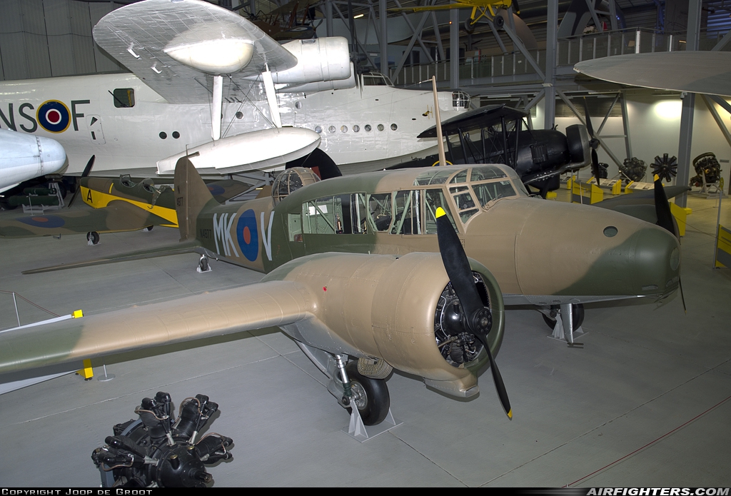UK - Air Force Avro 652 Anson I N4877 at Duxford (EGSU), UK
