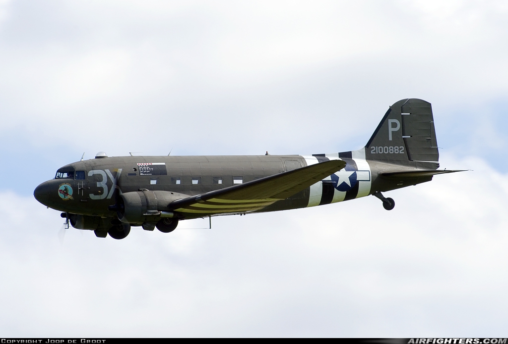 Private Douglas C-47A Skytrain N473DC at East Kirkby, UK