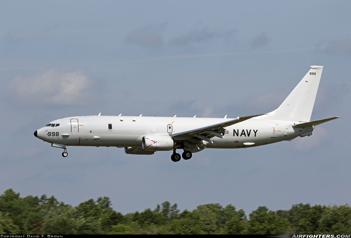 USA - Navy Boeing P-8A Poseidon (737-800ERX) 168998 at Detroit - Willow Run (YIP / KYIP), USA
