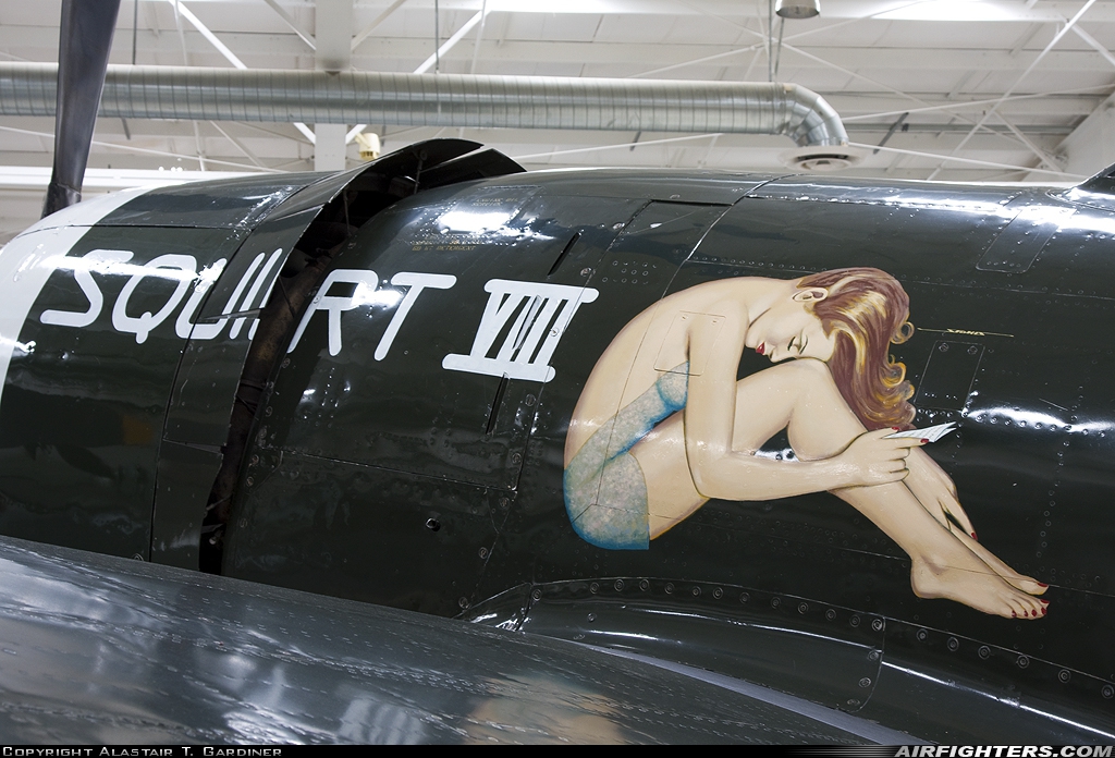 Private Republic P-47D Thunderbolt NX47RP at Palm Springs - Int. (Regional / Municipal) (PSP / KPSP), USA