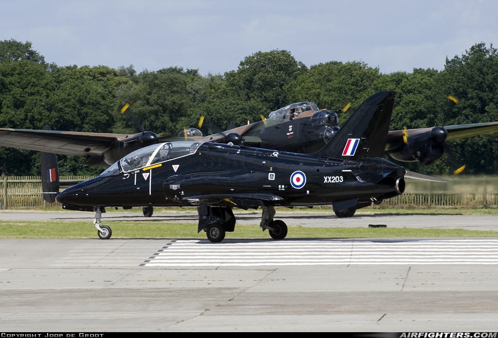 UK - Air Force British Aerospace Hawk T.1A XX203 at Coningsby (EGXC), UK