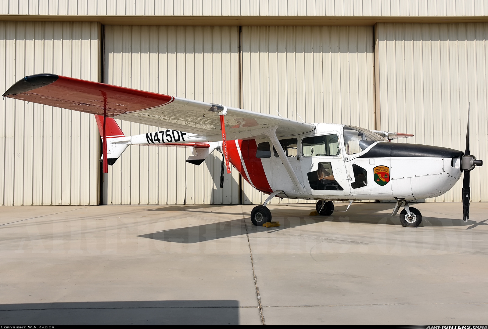 Private Cessna O-2A Skymaster N475DF at Riverside - March ARB (AFB / Field) (RIV / KRIV), USA