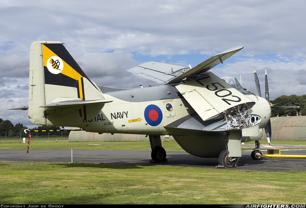 UK - Navy Fairey Gannet AEW3 XL502 at Elvington, UK
