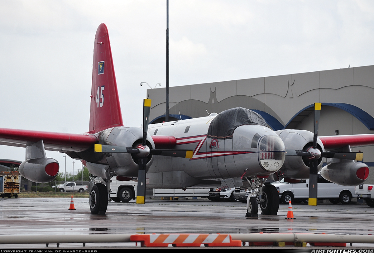 Company Owned - Neptune Aviation Services Inc Lockheed P2V-7 Neptune N445NA at Phoenix (Chandler) - Williams Gateway (AFB) (CHD / IWA / KIWA), USA