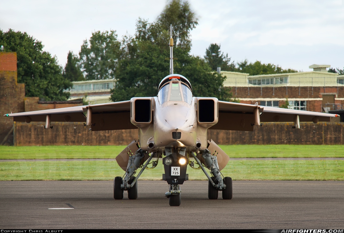 UK - Air Force Sepecat Jaguar GR3A XX725 at Cosford (EGWC), UK
