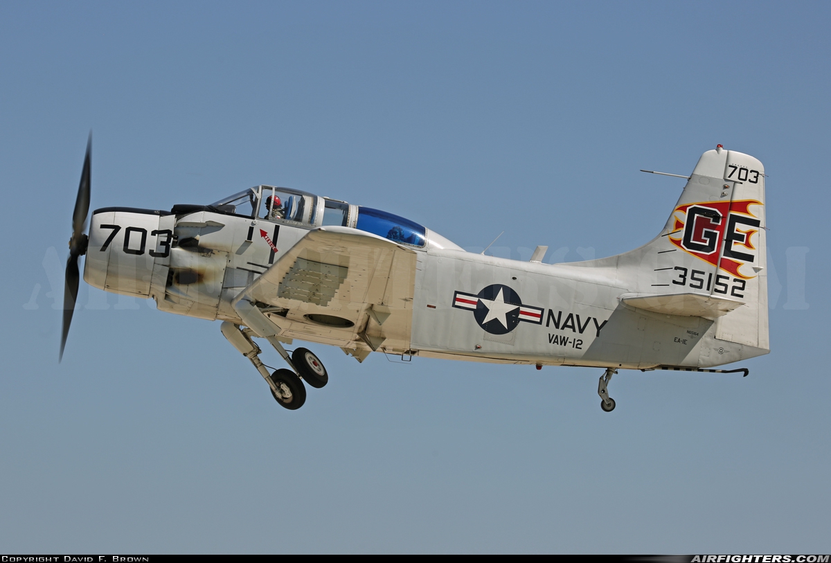 Private Douglas EA-1E Skyraider (AD-5W) N65164 at Oshkosh - Wittman Regional (OSH / KOSH), USA