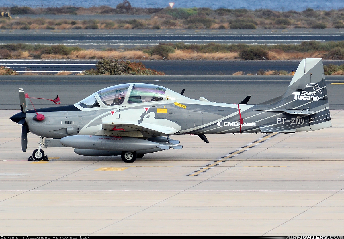 Company Owned - Embraer Embraer A-29B Super Tucano (EMB-314B) PT-ZNV at Gran Canaria (- Las Palmas / Gando) (LPA / GCLP), Spain