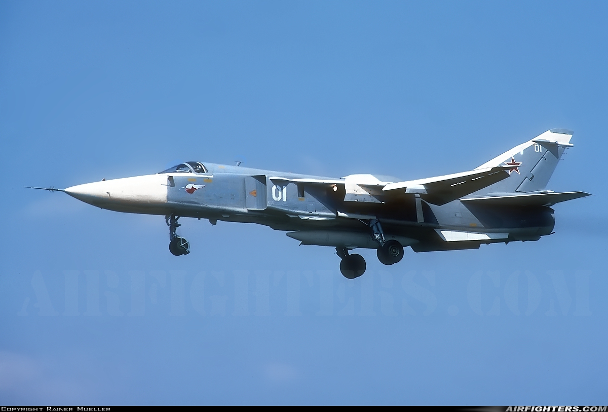 Russia - Air Force Sukhoi Su-24MR  at Welzow (EDCY), Germany