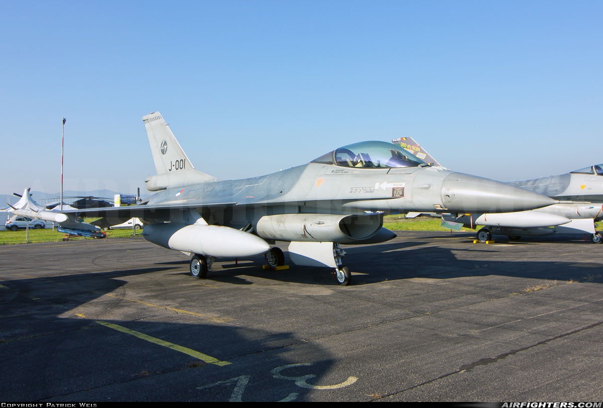 Netherlands - Air Force General Dynamics F-16AM Fighting Falcon J-001 at Sliac (LZSL), Slovakia