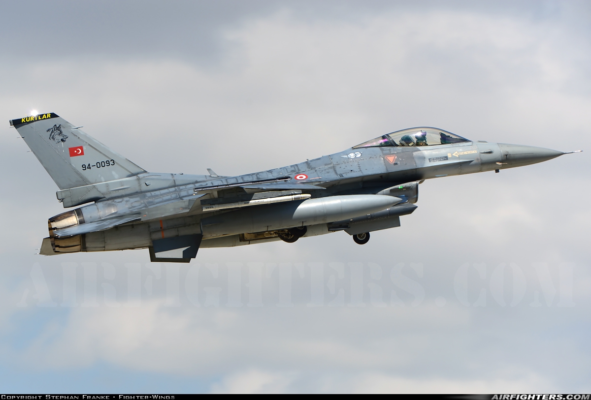 Türkiye - Air Force General Dynamics F-16C Fighting Falcon 94-0093 at Konya (KYA / LTAN), Türkiye
