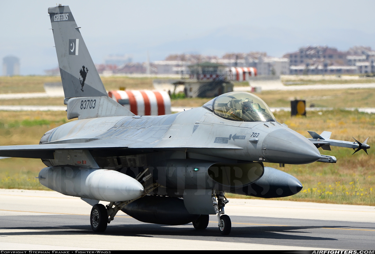 Pakistan - Air Force General Dynamics F-16A Fighting Falcon 83703 at Konya (KYA / LTAN), Türkiye