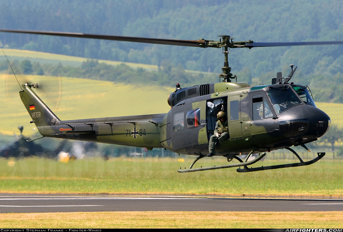 Germany - Army Bell UH-1D Iroquois (205) 71+84 at Fritzlar (ETHF), Germany