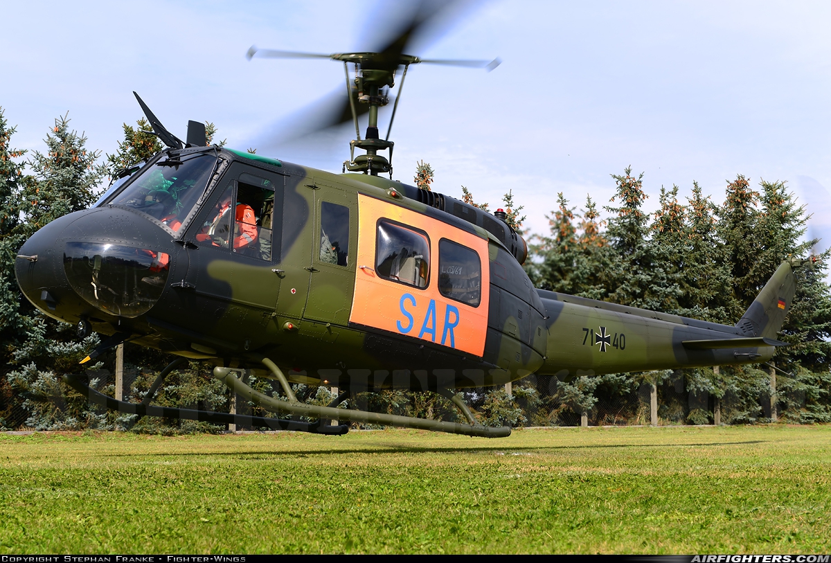 Germany - Air Force Bell UH-1D Iroquois (205) 71+40 at Off-Airport - Lichtensee, Germany