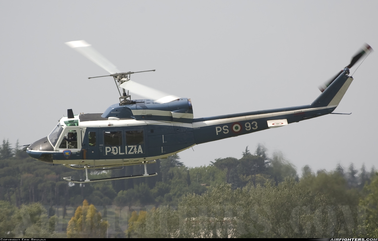 Italy - Polizia Agusta-Bell AB-212 MM81652 at Rome - Urbe (LIRU), Italy