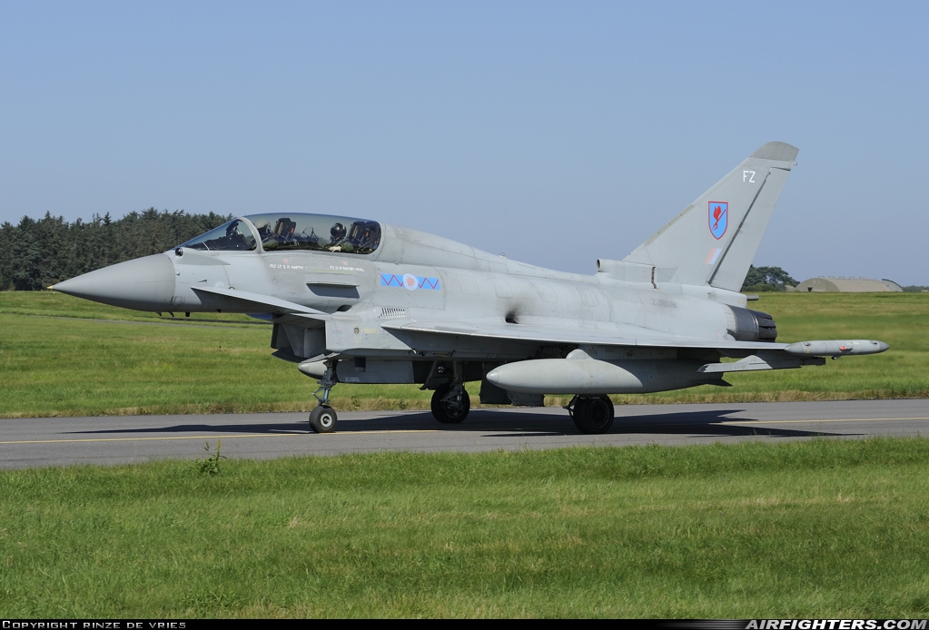 UK - Air Force Eurofighter Typhoon T3 ZJ809 at Lossiemouth (LMO / EGQS), UK