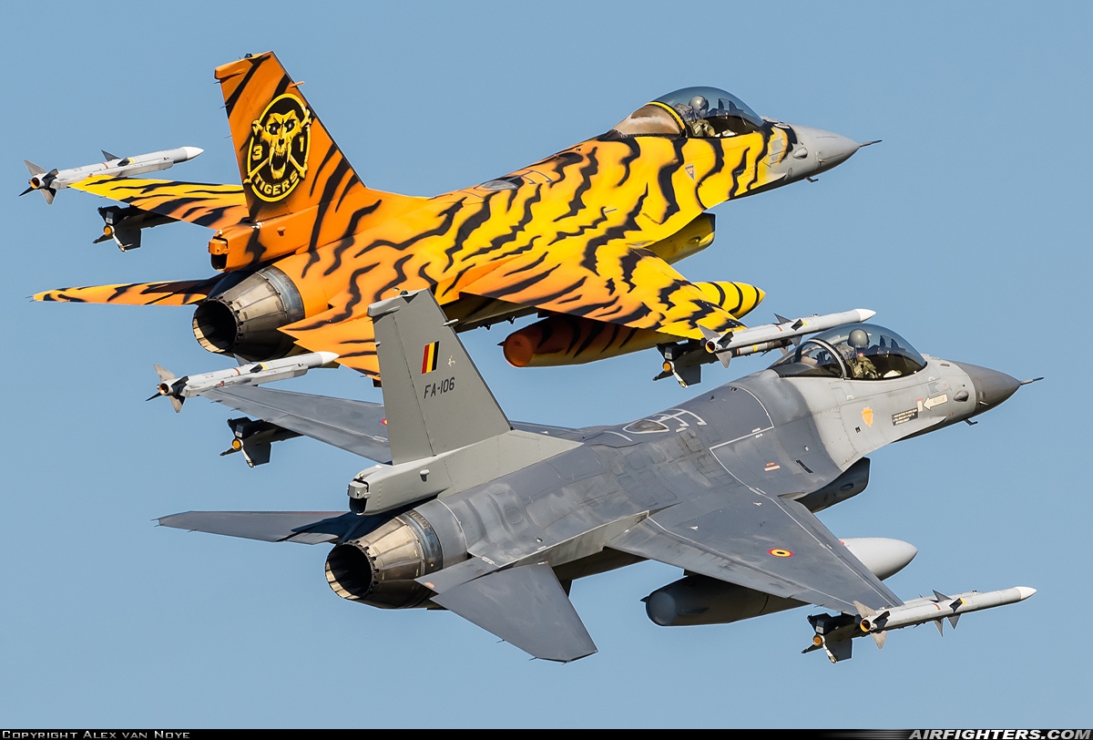 Belgium - Air Force General Dynamics F-16AM Fighting Falcon FA-106 at Breda - Gilze-Rijen (GLZ / EHGR), Netherlands