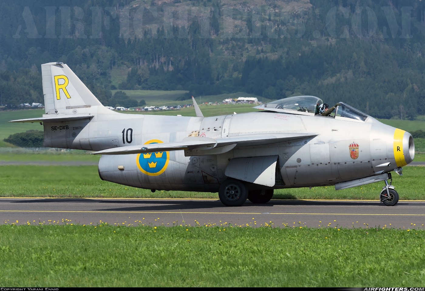 Private - Swedish Air Force Historic Flight Saab J29F Tunnan SE-DXB at Zeltweg (LOXZ), Austria