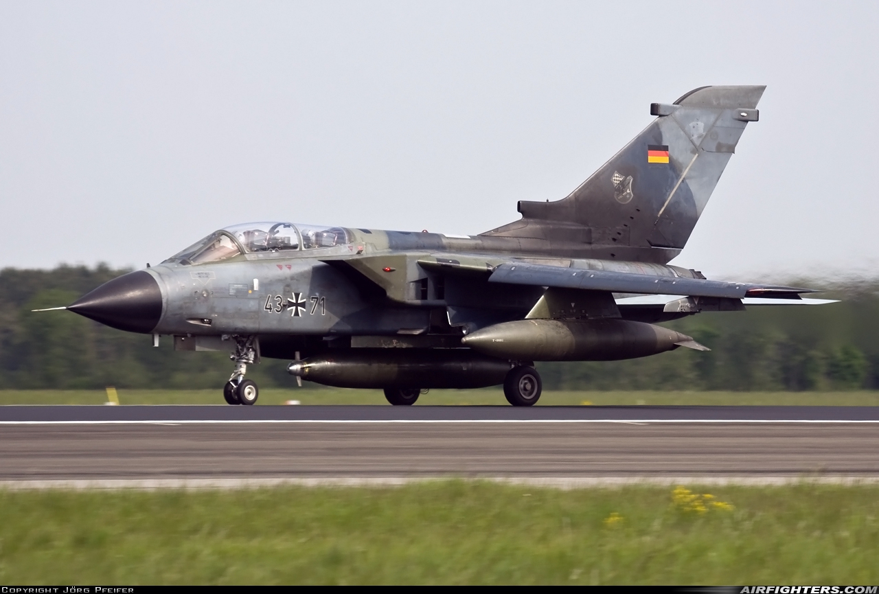 Germany - Air Force Panavia Tornado IDS 43+71 at Lechfeld (ETSL), Germany