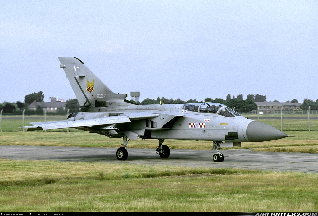 UK - Air Force Panavia Tornado F3 ZE287 at Coningsby (EGXC), UK
