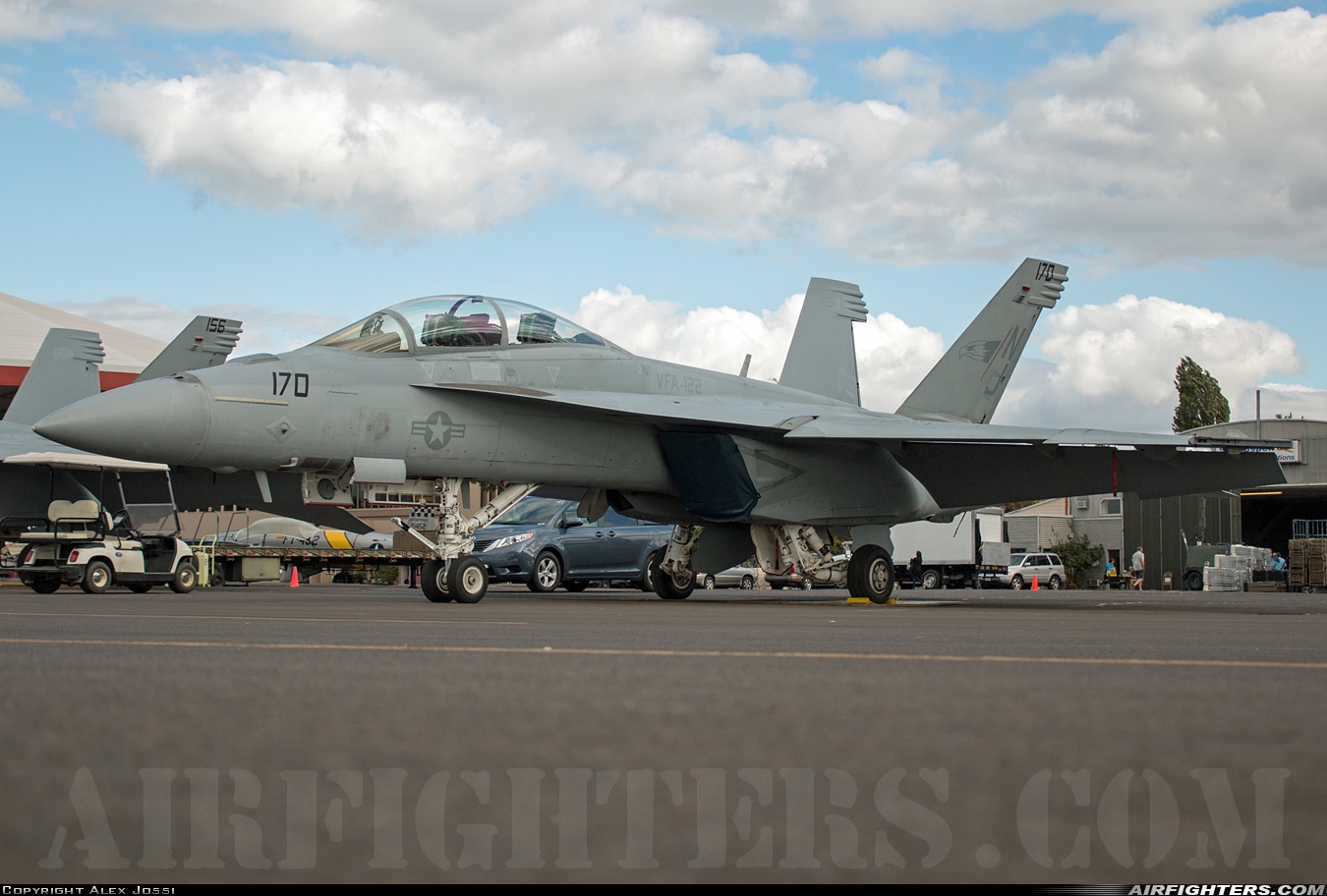 USA - Navy Boeing F/A-18F Super Hornet 166973 at Portland - Portland-Hillsboro (HIO), USA