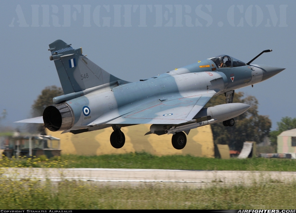 Greece - Air Force Dassault Mirage 2000-5EG 548 at Andravida (Pyrgos -) (PYR / LGAD), Greece