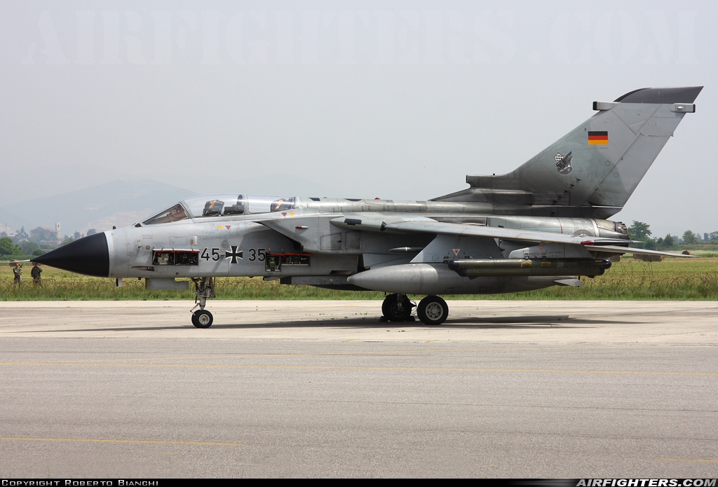 Germany - Air Force Panavia Tornado IDS 45+35 at Ghedi (- Tenente Luigi Olivari) (LIPL), Italy
