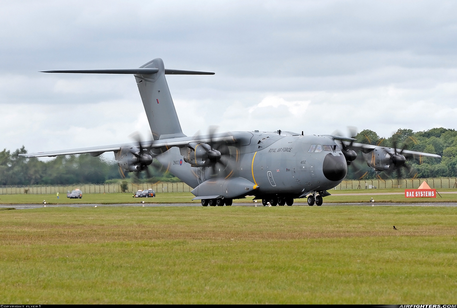 UK - Air Force Airbus Atlas C1 (A400M-180) ZM402 at Fairford (FFD / EGVA), UK