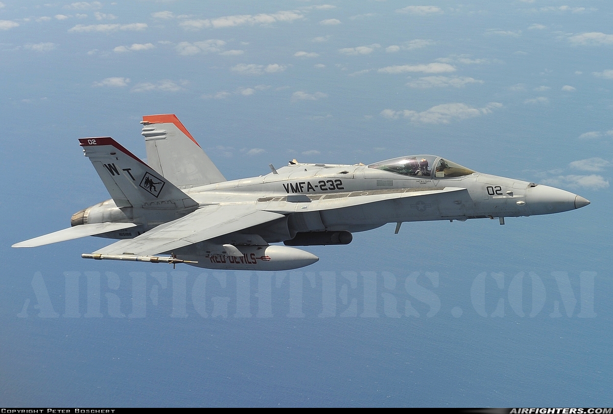 USA - Marines McDonnell Douglas F/A-18C Hornet 165188 at In Flight, USA