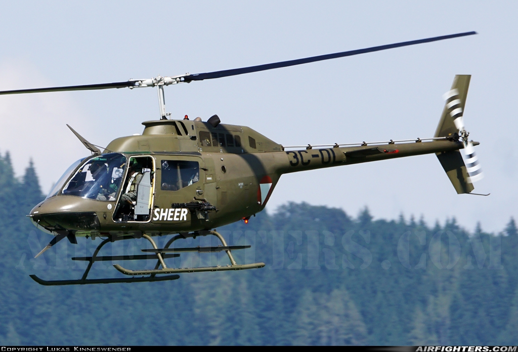 Austria - Air Force Bell OH-58B Kiowa 3C-OL at Zeltweg (LOXZ), Austria