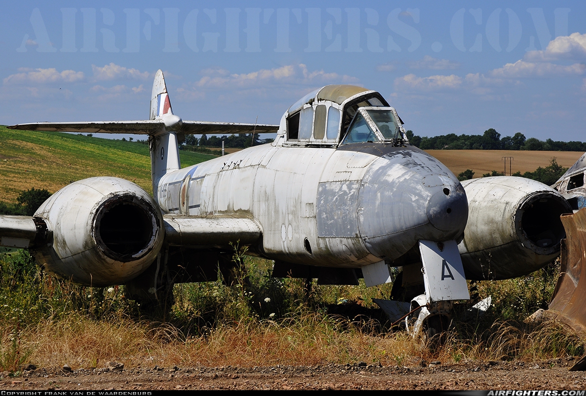 UK - Air Force Gloster Meteor T.7 WH166 at Off-Airport - Birlingham, UK