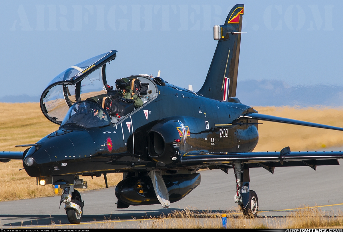 UK - Air Force BAE Systems Hawk T.2 ZK021 at Valley (EGOV), UK