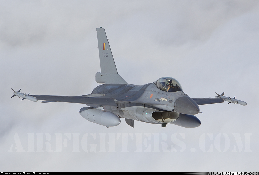 Belgium - Air Force General Dynamics F-16AM Fighting Falcon FA-106 at In Flight, Belgium