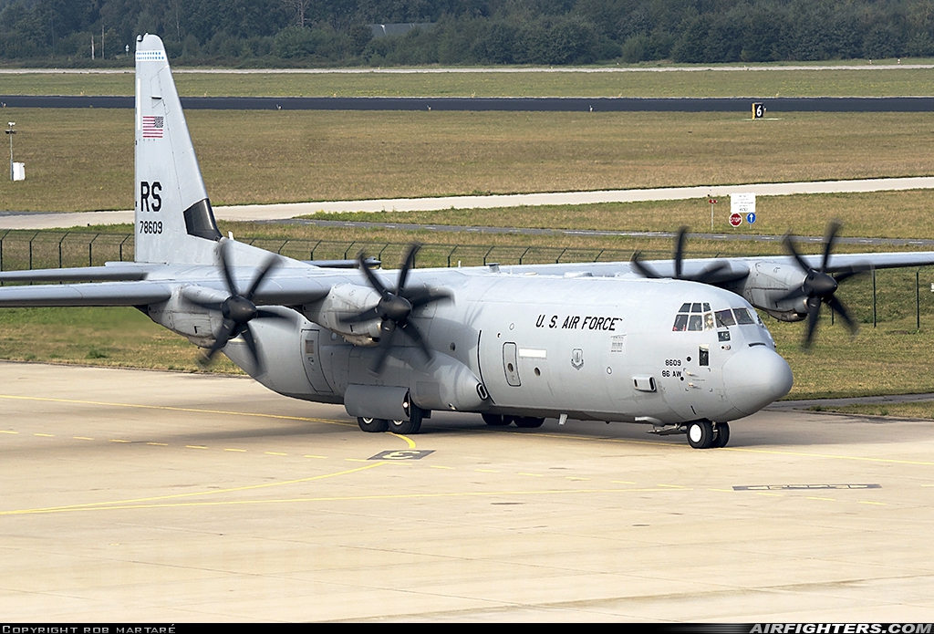 USA - Air Force Lockheed Martin C-130J-30 Hercules (L-382) 07-8609 at Eindhoven (- Welschap) (EIN / EHEH), Netherlands