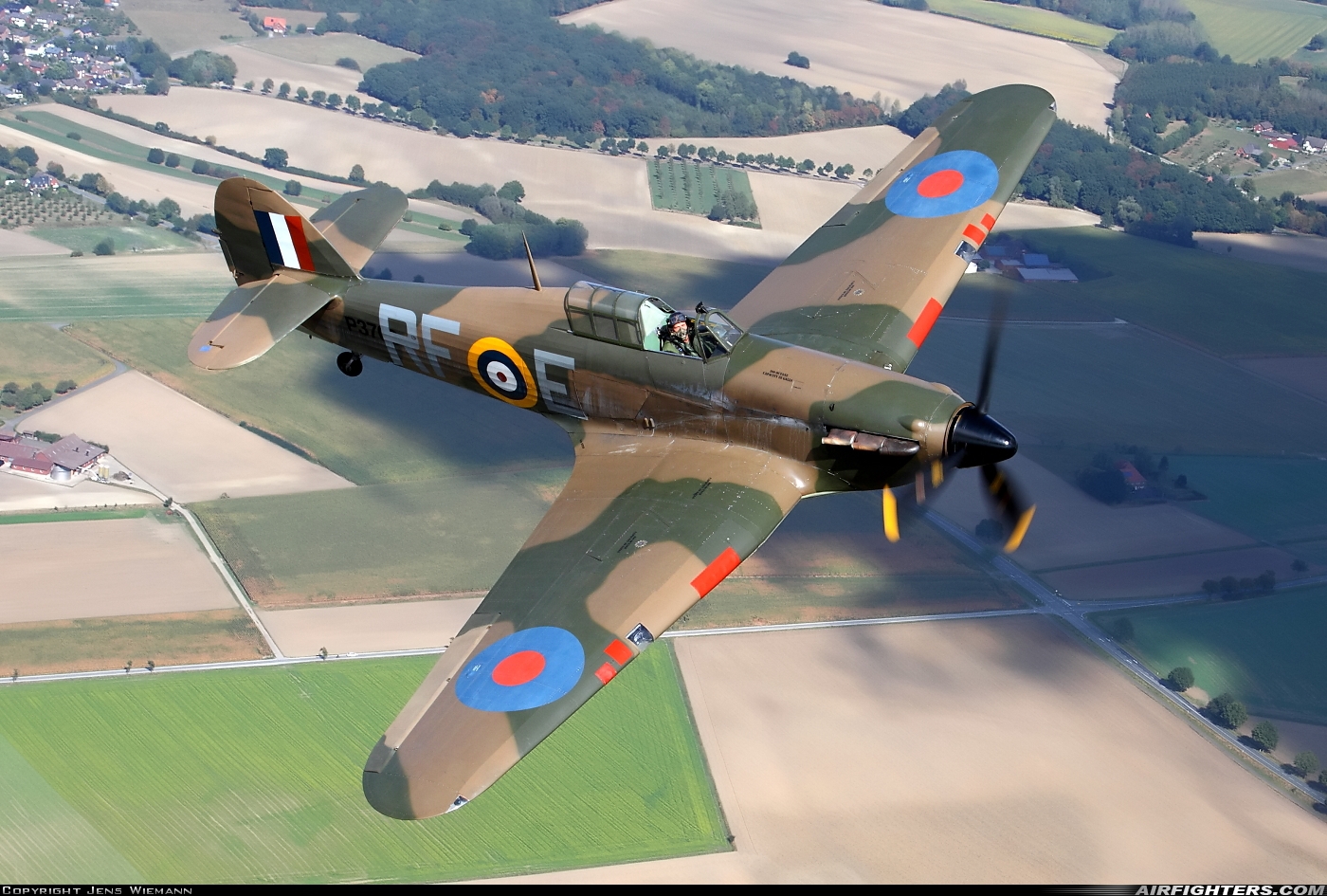 Private - Historic Aircraft Collection Hawker Hurricane XII G-HURI at In Flight, Germany