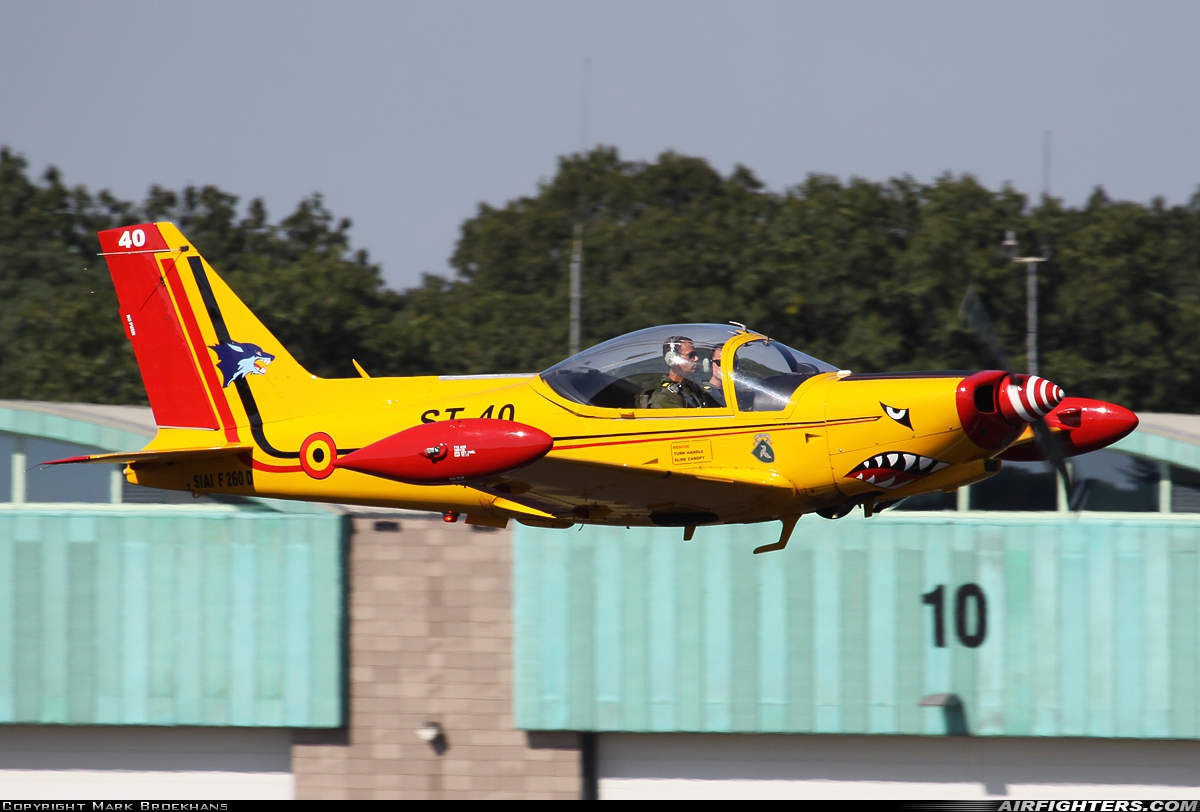Belgium - Air Force SIAI-Marchetti SF-260D ST-40 at Breda - Gilze-Rijen (GLZ / EHGR), Netherlands