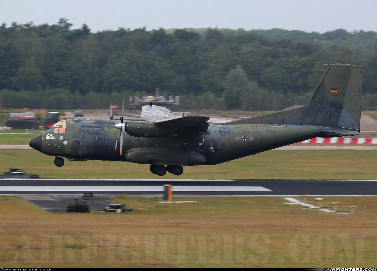 Germany - Air Force Transport Allianz C-160D 50+42 at Eindhoven (- Welschap) (EIN / EHEH), Netherlands