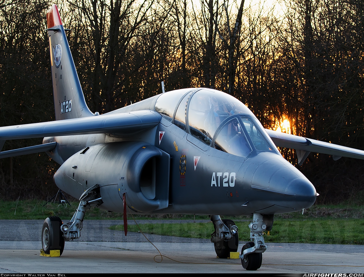Belgium - Air Force Dassault/Dornier Alpha Jet 1B+ AT20 at Beauvechain (EBBE), Belgium