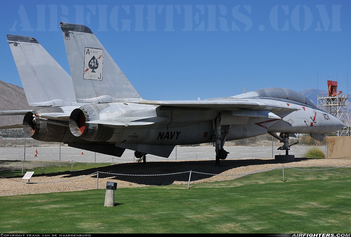 USA - Navy Grumman F-14A Tomcat 160898 at Palm Springs - Int. (Regional / Municipal) (PSP / KPSP), USA
