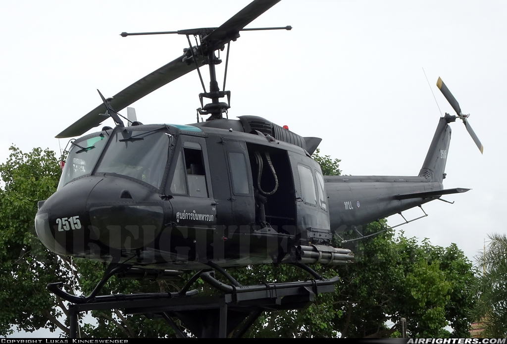 Thailand - Army Bell UH-1H Iroquois (205) 2515 at Lop Buri (VTBH), Thailand