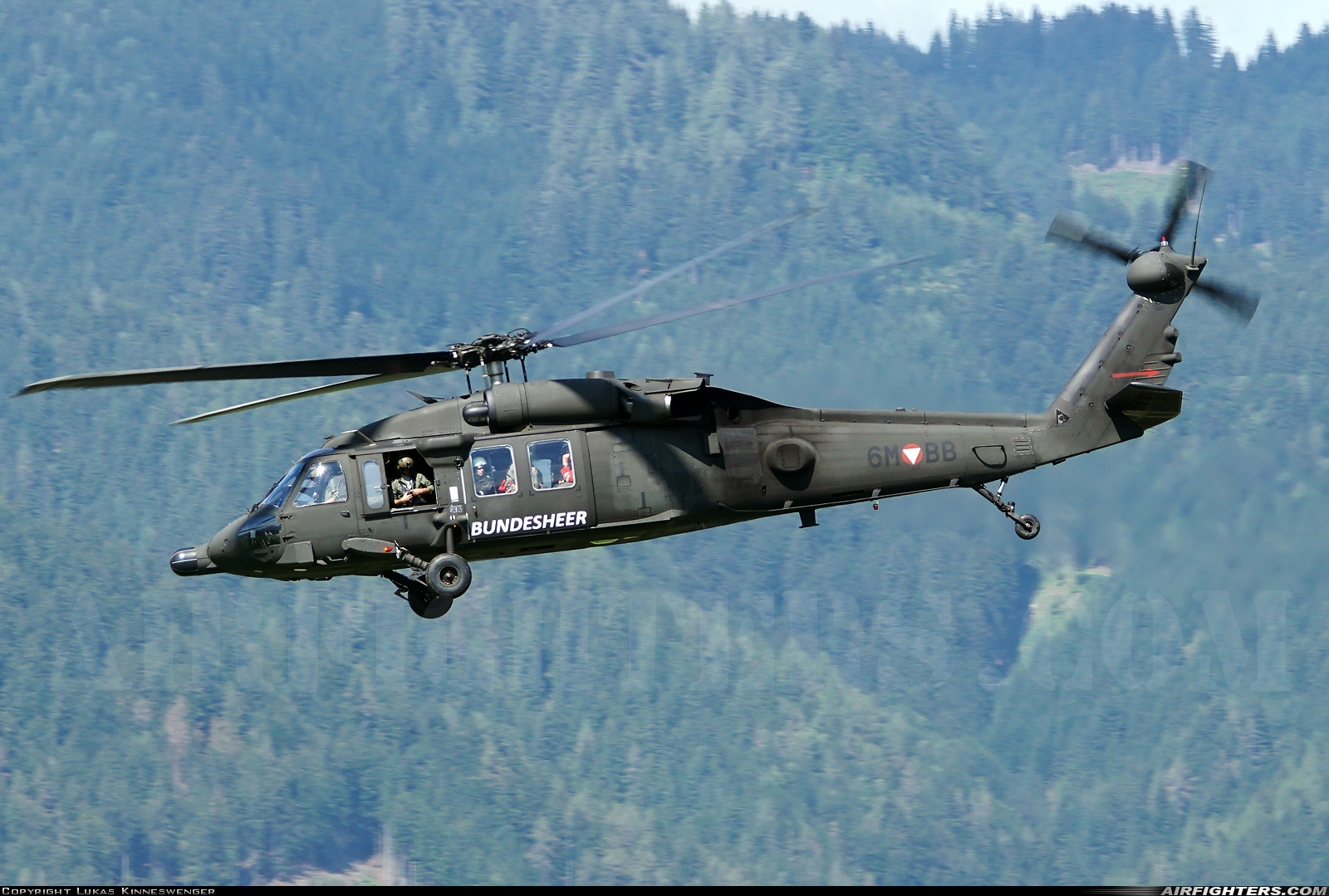 Austria - Air Force Sikorsky S-70A-42 Black Hawk 6M-BB at Zeltweg (LOXZ), Austria