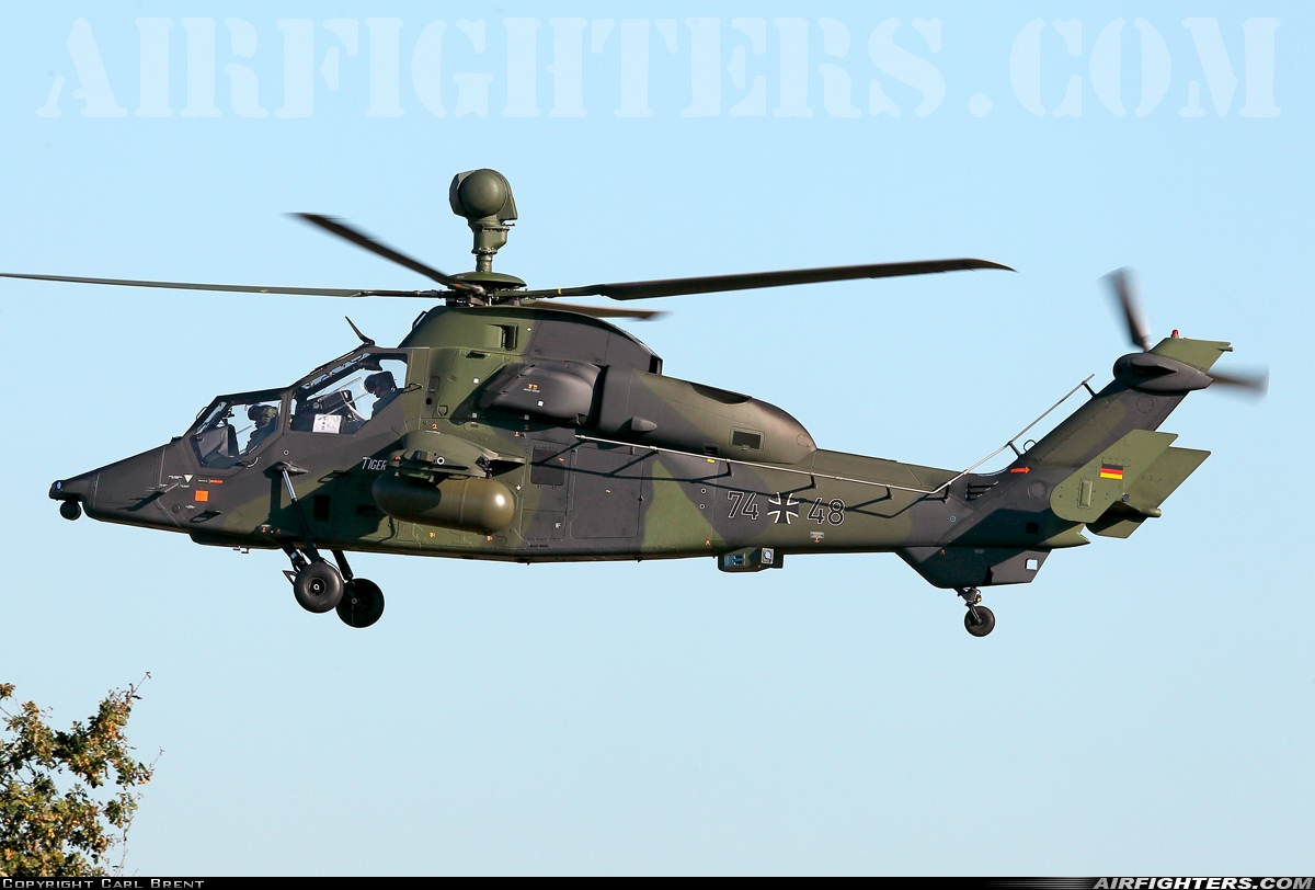 Germany - Air Force Eurocopter EC-665 Tiger UHT 74+48 at Breda - Gilze-Rijen (GLZ / EHGR), Netherlands