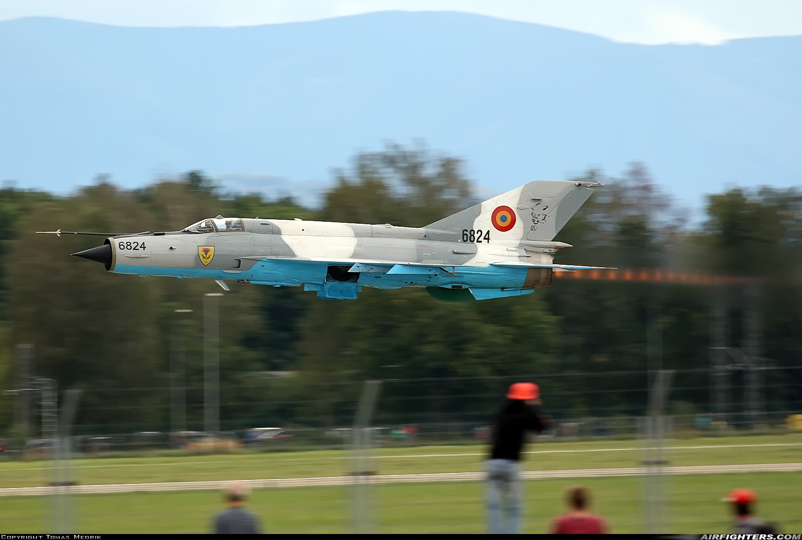 Romania - Air Force Mikoyan-Gurevich MiG-21MF-75 Lancer C 6824 at Ostrava - Mosnov (OSR / LKMT), Czech Republic