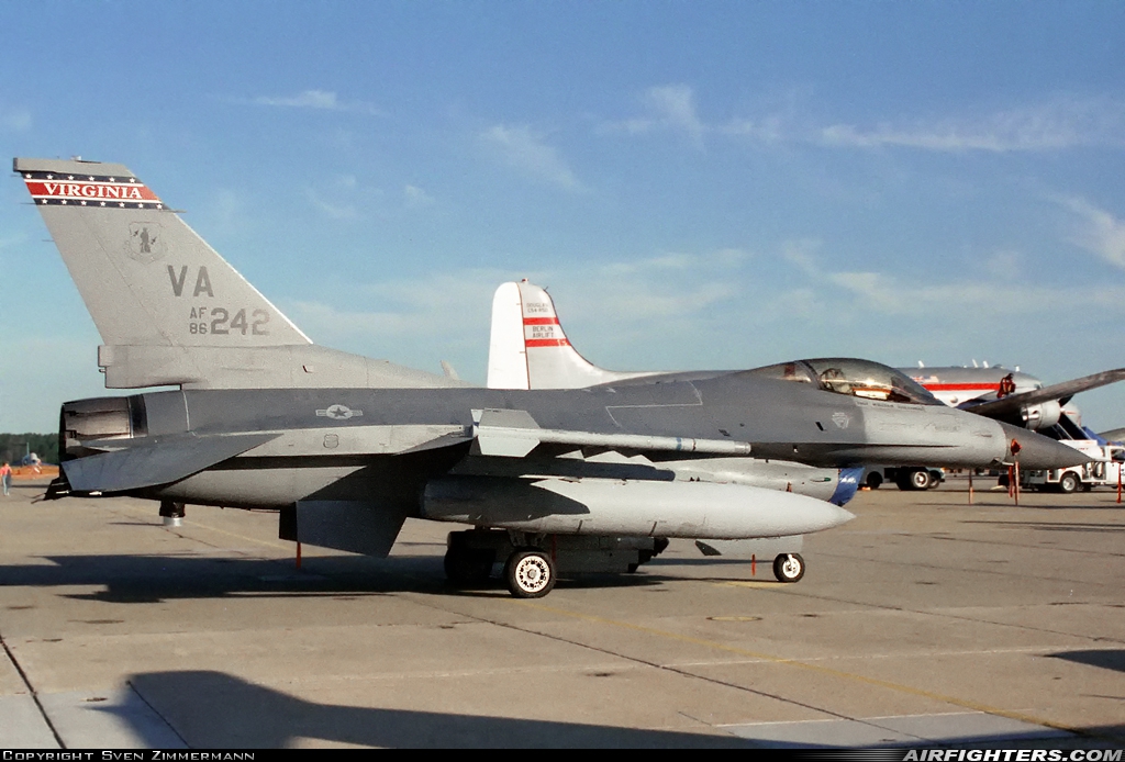 USA - Air Force General Dynamics F-16C Fighting Falcon 86-0242 at Virginia Beach - Oceana NAS / Apollo Soucek Field (NTU / KNTU), USA