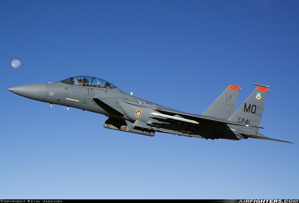 USA - Air Force McDonnell Douglas F-15E Strike Eagle 90-0241 at In Flight, USA