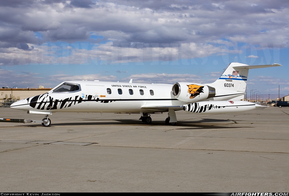 USA - Air Force Learjet C-21A 86-0374 at Mountain Home - Mountain Home Air Force Base (MUO / KMUO), USA