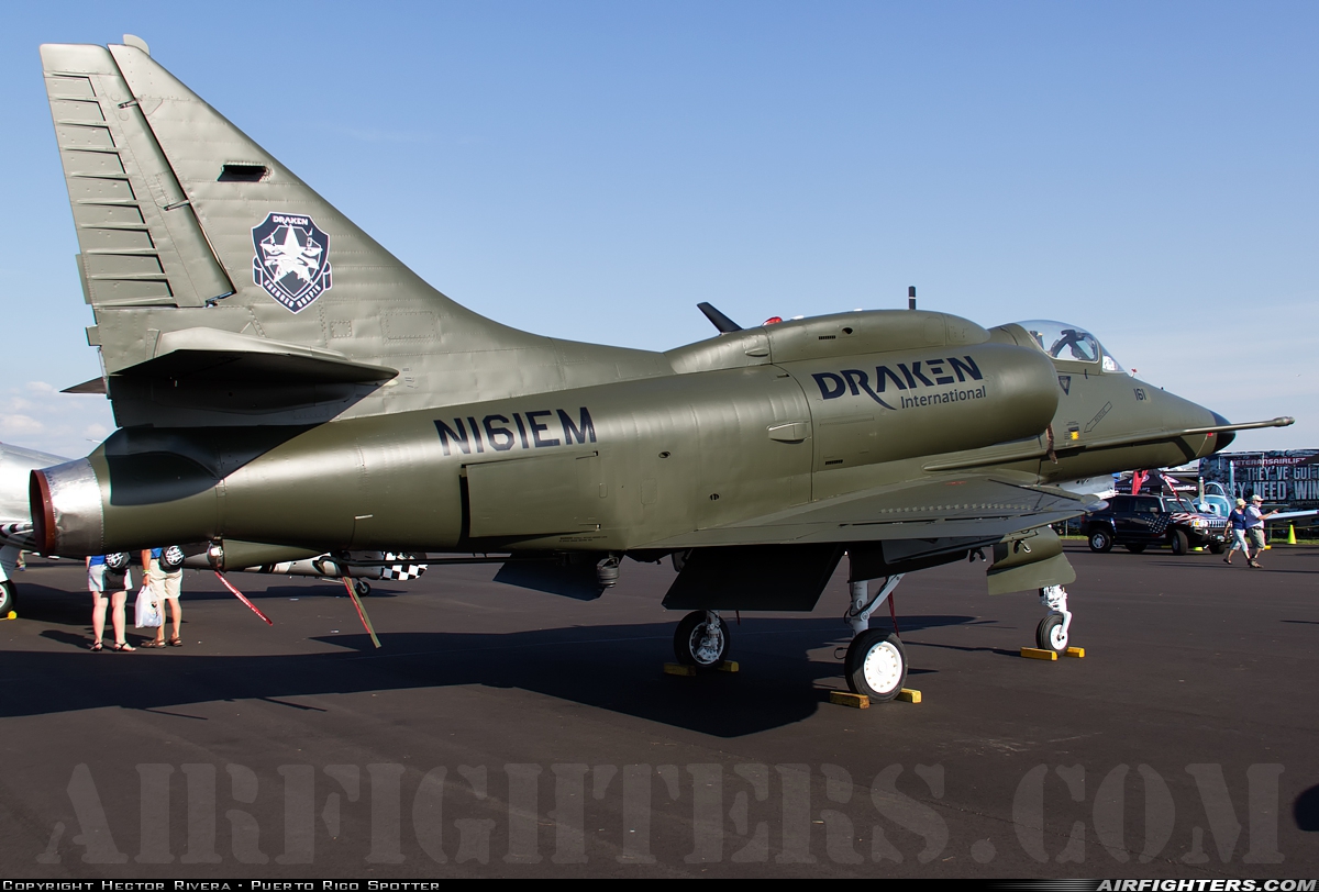 Company Owned - Draken International Douglas A-4N Skyhawk N161EM at Lakeland - Linder Regional (LAL / KLAL), USA