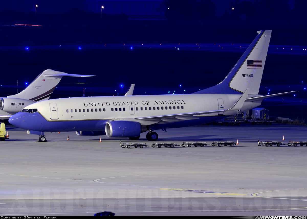 USA - Air Force Boeing C-40C (737-7CP BBJ) 09-0540 at Nuremberg (NUE / EDDN), Germany